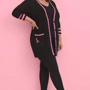 Torrid Breast Cancer Awareness Cardigan